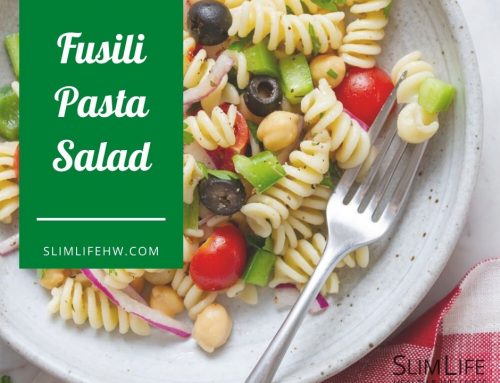 Low Calorie Fusili Pasta Salad